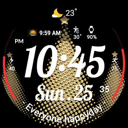 ACRO Happy Christmas Watchface screenshot 19