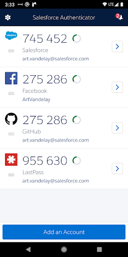 Salesforce Authenticator screenshot 2