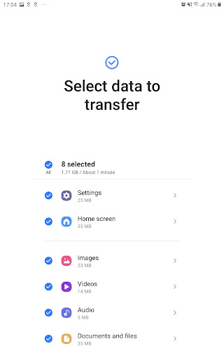 Samsung Smart Switch Mobile screenshot 12