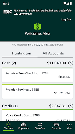 Huntington Mobile Banking screenshot 2