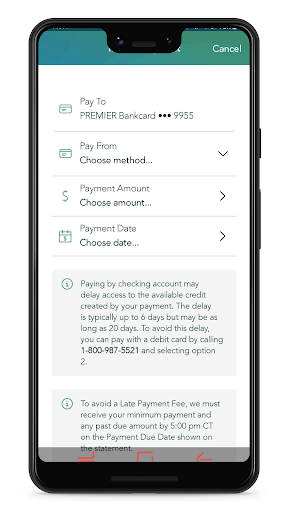 PREMIER Credit Card screenshot 3