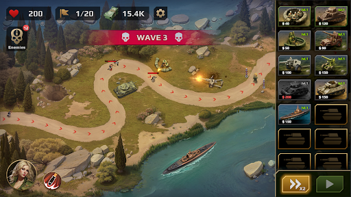 WWII Defense: RTS Army TD game screenshot 11