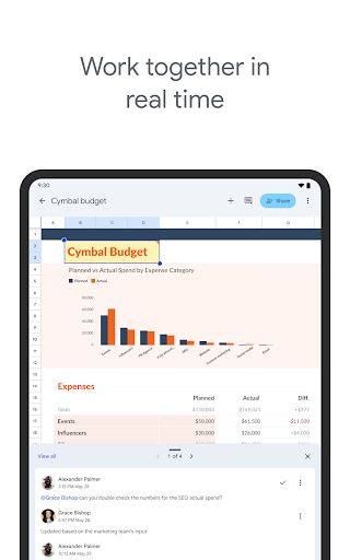 Google Sheets screenshot 4