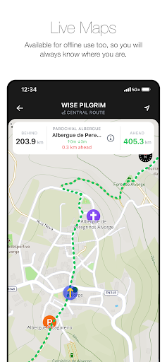 Wise Pilgrim Camino Portugués screenshot 3