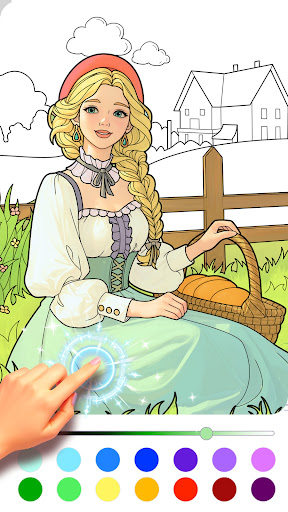 Princess Game Fantasy Coloring screenshot 5