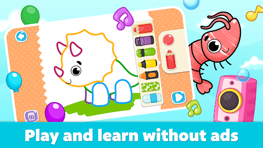 Coloring for Kids: Drawing 2-6 screenshot 20