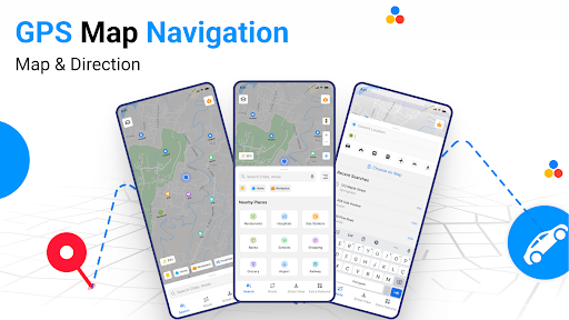 Gps Map Navigation & Direction screenshot 1