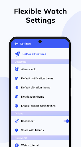 Smart Watch app - BT Notifier screenshot 1