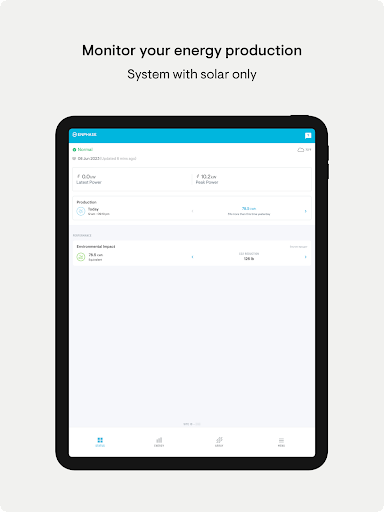 Enphase Enlighten screenshot 2