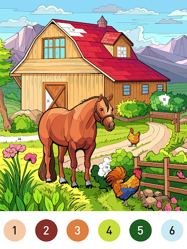 Country Farm Coloring Book screenshot 6
