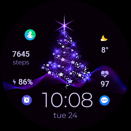 TVV Christmas 2 Watch Face screenshot 11
