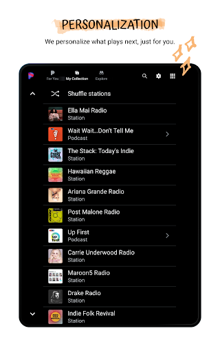 Pandora - Music & Podcasts screenshot 17