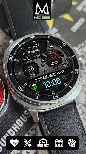 MD335 Hybrid watch face screenshot 14