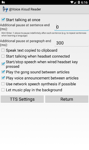 @Voice: Text to Speech Reader screenshot 4