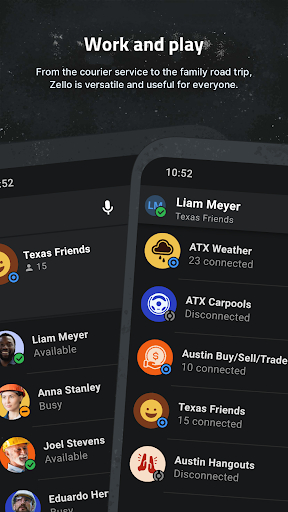 Zello PTT Walkie Talkie screenshot 3