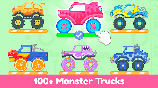 Monster Truck Kids Car Games screenshot 1