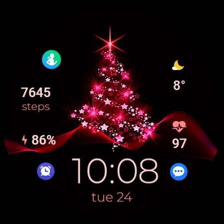 TVV Christmas 2 Watch Face screenshot 3