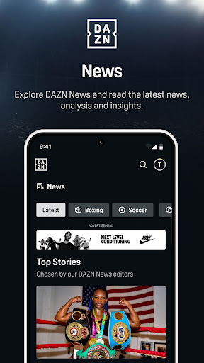 DAZN - Watch Live Sports screenshot 1