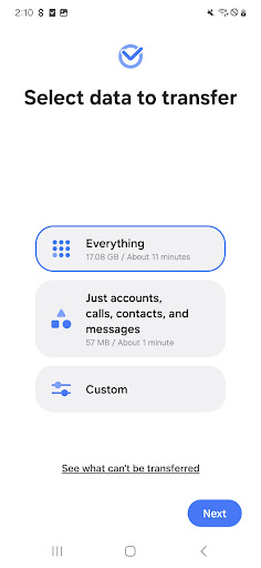 Samsung Smart Switch Mobile screenshot 3