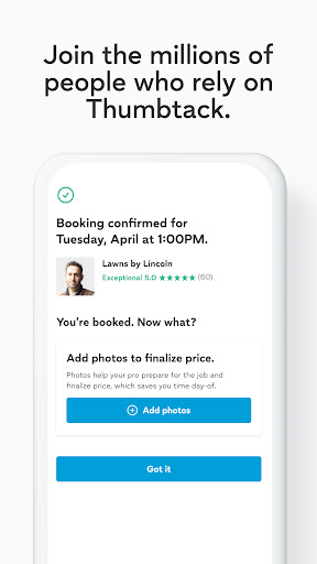 Thumbtack: Hire Service Pros screenshot 5