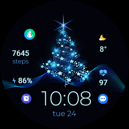 TVV Christmas 2 Watch Face screenshot 4