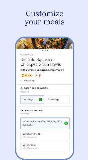 Blue Apron: Meal Kit Delivery screenshot 1