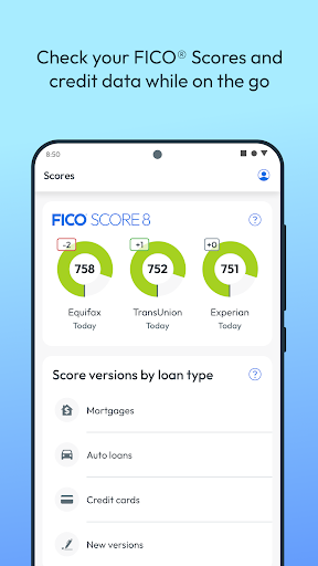 myFICO - Credit Score Tracking screenshot 3