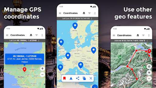 GPS Coordinates Locator Map screenshot 1