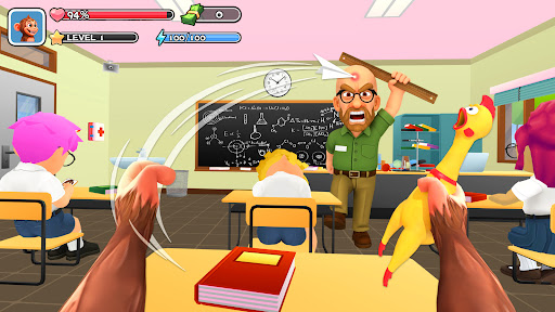 Monkey Student: School Prank screenshot 9