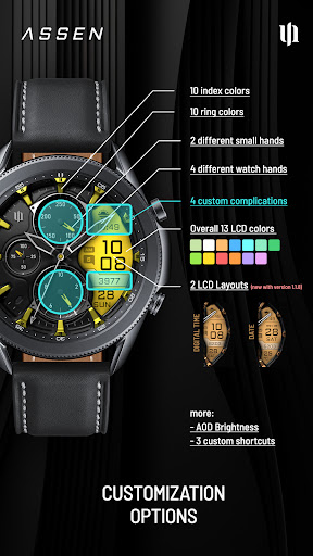S4U Assen - Hybrid watch face screenshot 4