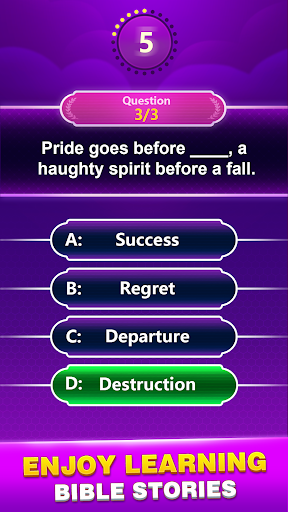 Bible Trivia - Word Quiz Game screenshot 3