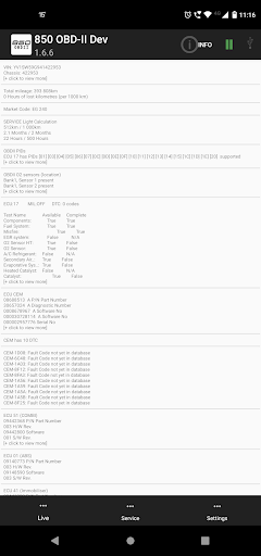 850 OBD-II screenshot 2