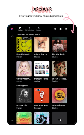 Pandora - Music & Podcasts screenshot 3
