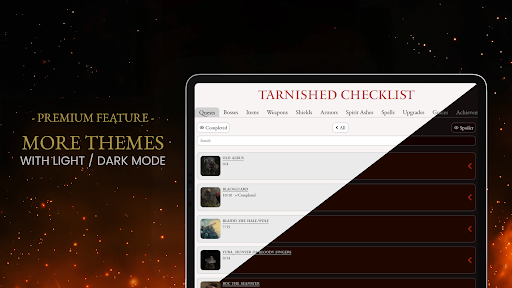 Tarnished Checklist Premium screenshot 16