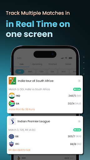 Cricket LineX: Fast Live score screenshot 5
