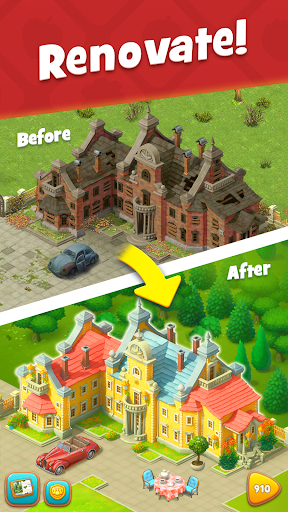 Gardenscapes screenshot 1
