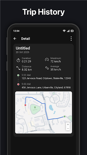 GPS Speedometer : Odometer HUD screenshot 6