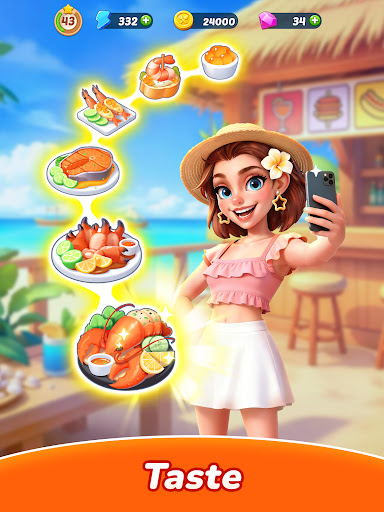 Tasty Travels: Merge Game screenshot 2