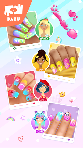 Girls Nail Salon - Kids Games screenshot 7