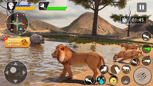 Lion Games Animal Simulator 3D screenshot 5