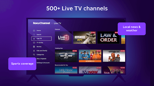 The Roku Channel screenshot 1
