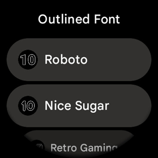 Outlined Watch Face screenshot 12