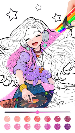Princess Game Fantasy Coloring screenshot 7