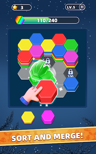 Hexa Master 3D - Color Sort screenshot 13