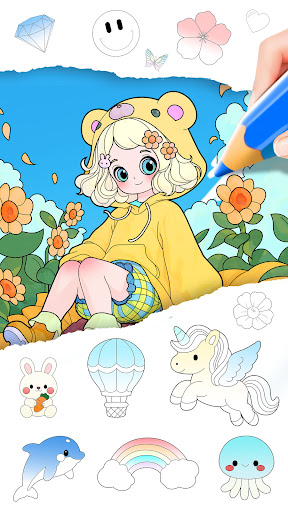 Princess Game Fantasy Coloring screenshot 2
