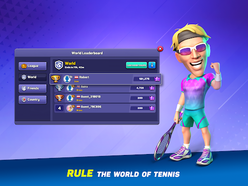 Mini Tennis: Perfect Smash screenshot 6