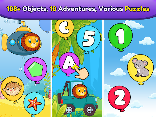 Balloon Pop Kids Learning Game screenshot 2