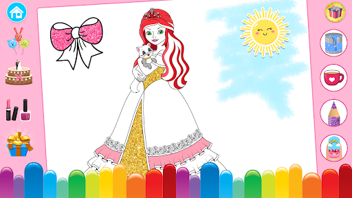 Princess Coloring Book & Games screenshot 9