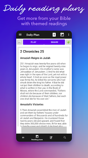 Daily Bible Study: Audio, Plan screenshot 1