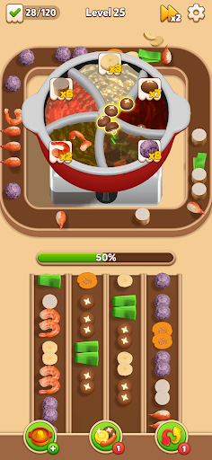 Hotpot Loop: Food Sort screenshot 3